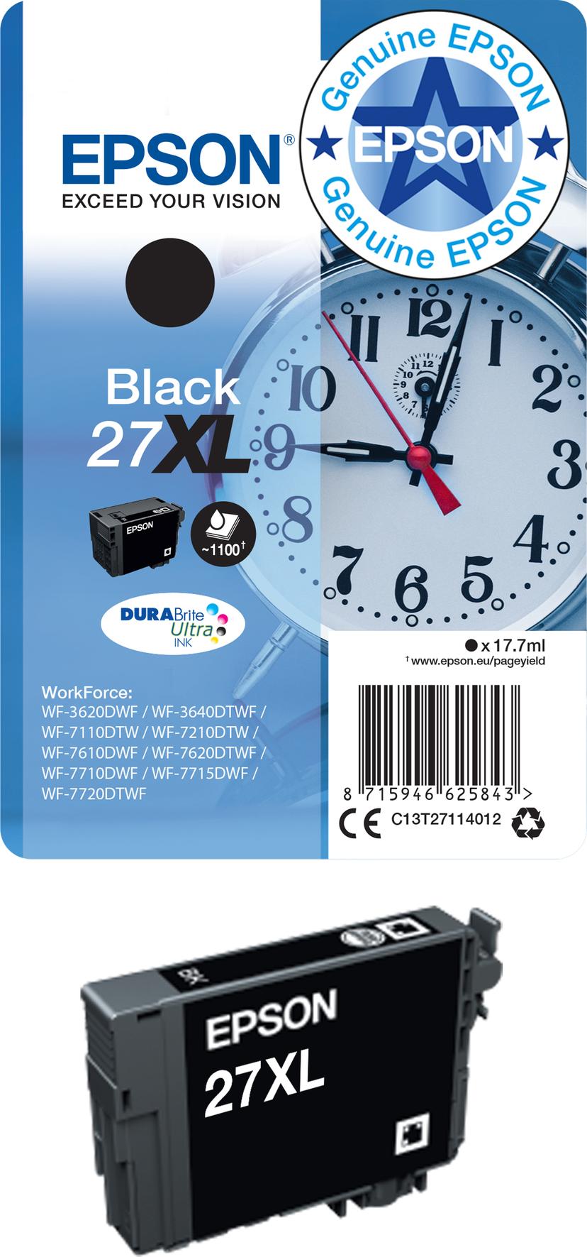 Epson Bläck Svart 27