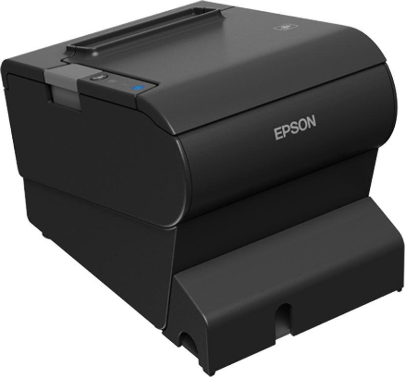 Epson TM-T88VI-IHUB EPOS USB/RS232/ETH Med Strømadapter Sort