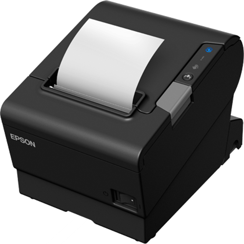 Epson TM-T88VI-IHUB EPOS USB/RS232/ETH ja virtasovitin Musta