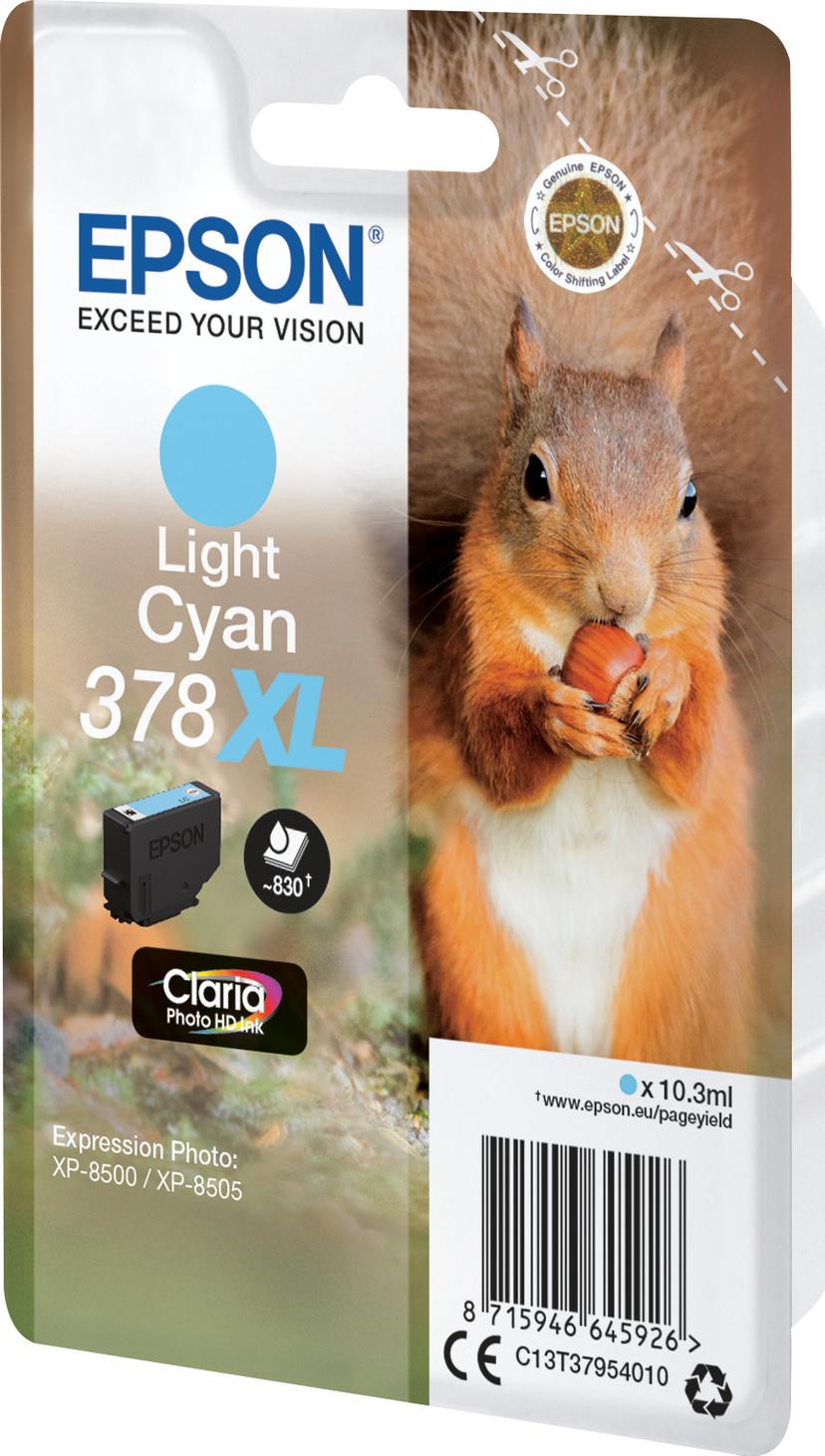Epson Blæk Ljus Cyan 10.3ml 378XL - XP-15000/XP-8500/XP-8505