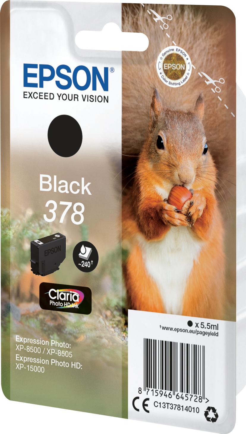 Epson Bläck Svart 5.5ml 378 - XP-15000/XP-8500/XP-8505