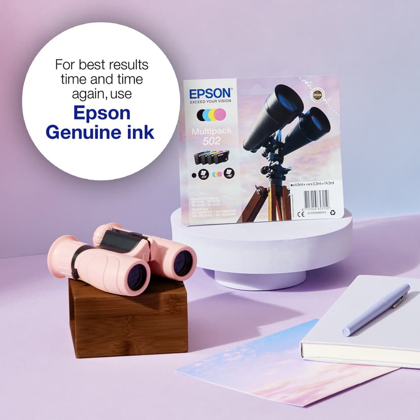 Epson Blæk Gul 502 - XP-5100/5105/WF-2860/2865