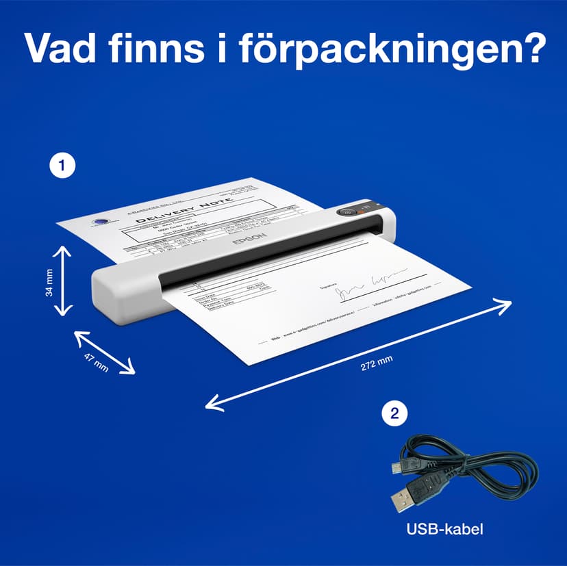 Epson Workforce Ds-70 - (Fyndvara klass 1)