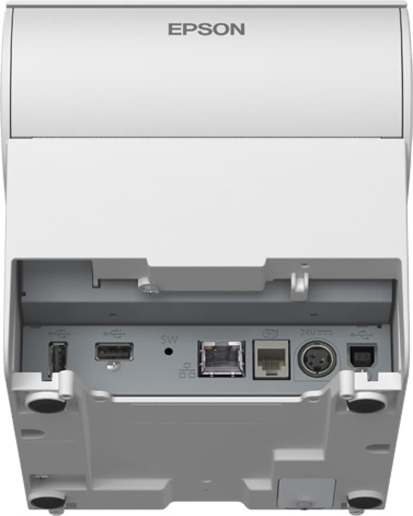 Epson TM-T88VII (111) USB/Ethernet/Seriell Inkl AC-Adapter Vit