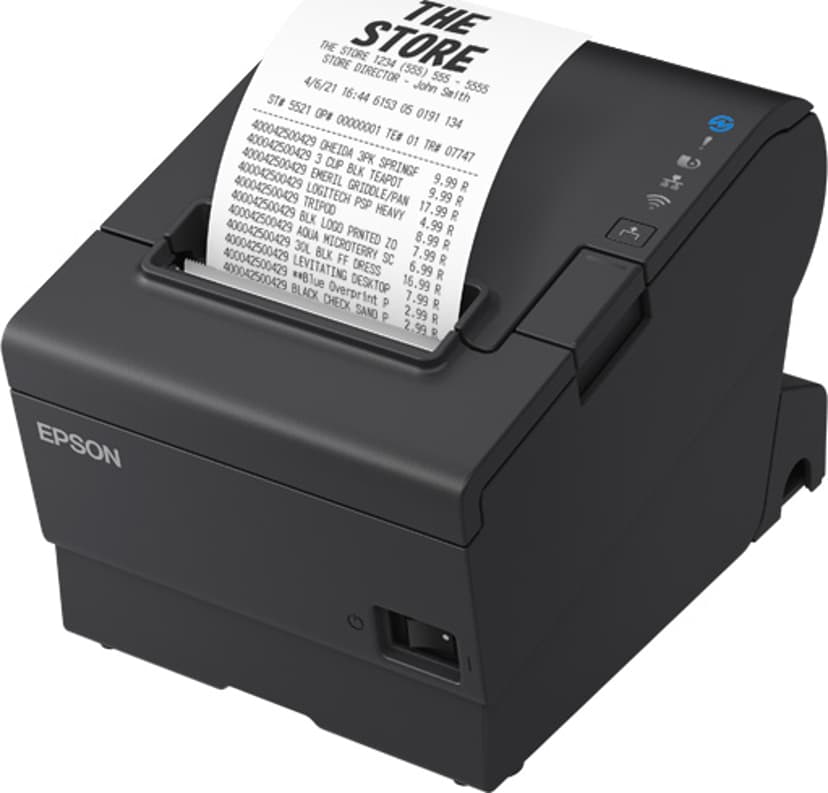 Epson TM-T88VII (152) USB/Ethernet Interface Inkl AC-Adapter Svart