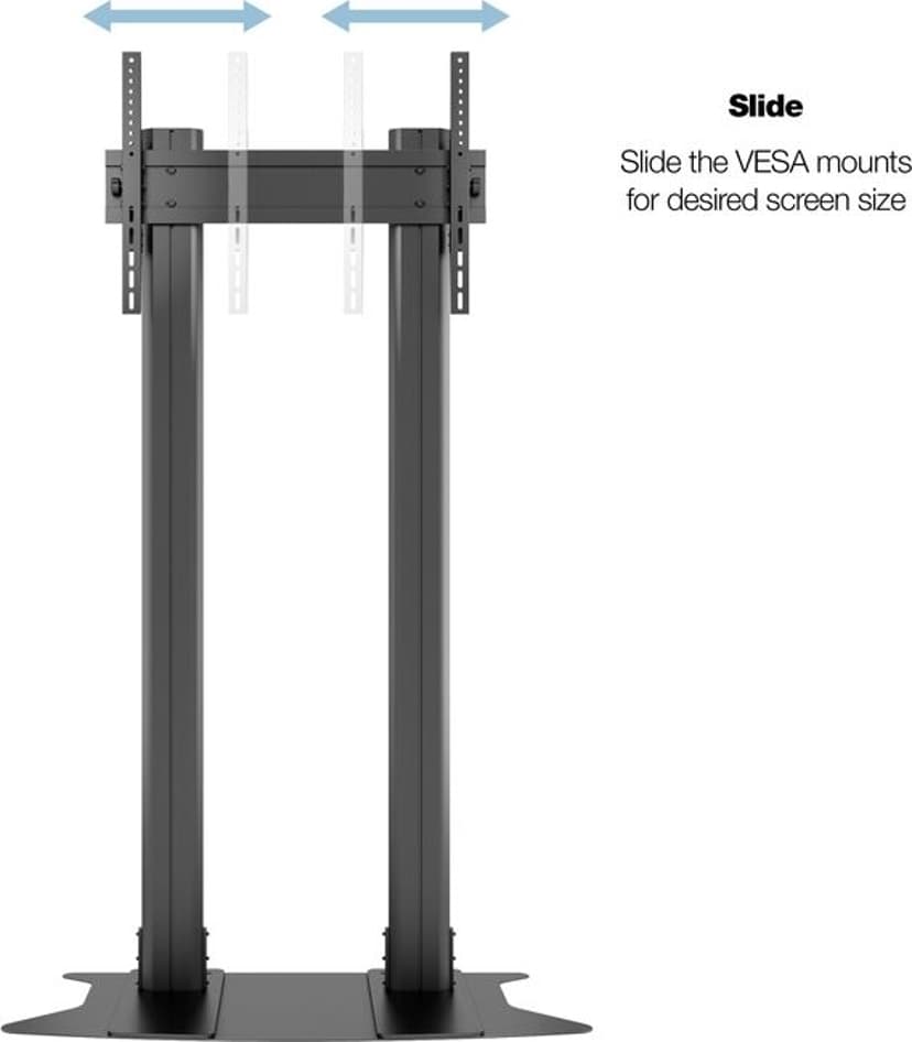 Multibrackets M Display Stand 210 Dual Pillar
