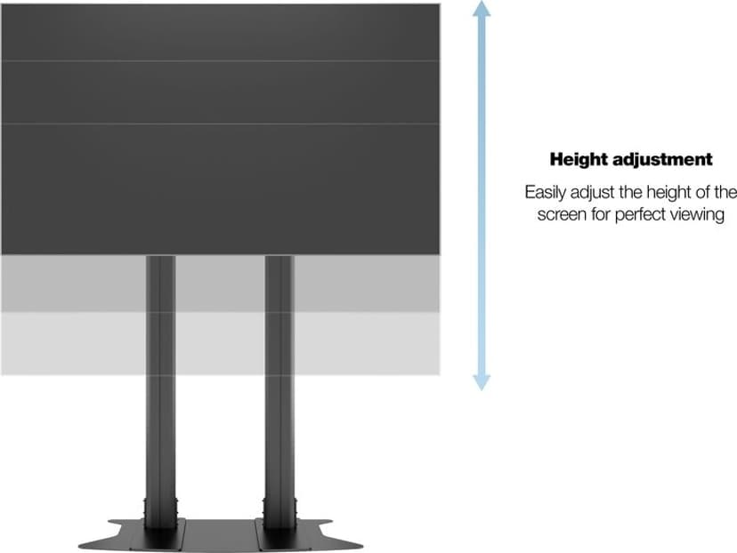 Multibrackets M Display Stand 210 Dual Pillar