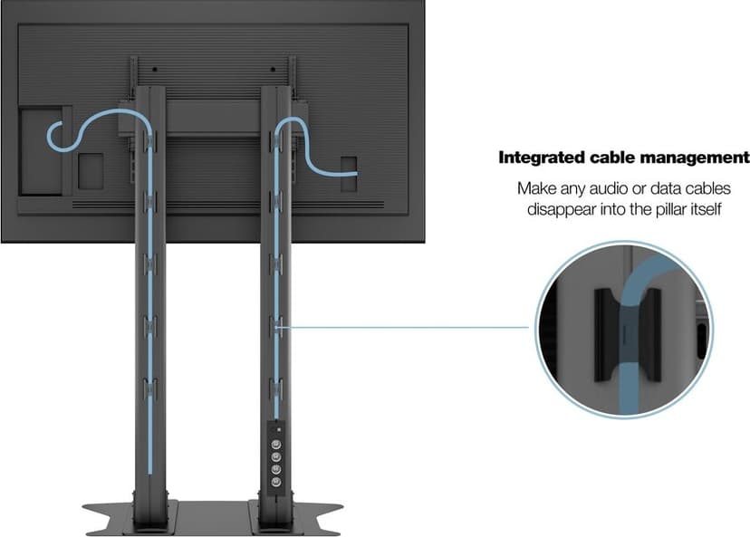 Multibrackets M Display Stand 210 Dual Pillar
