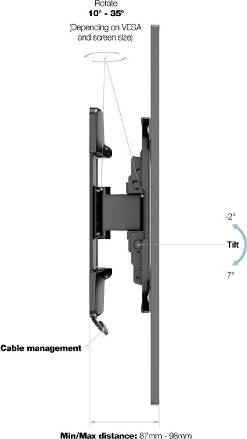 Multibrackets M VESA Flexarm Tilt & Turn I