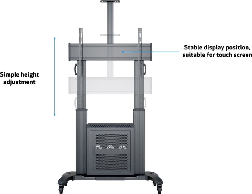Multibrackets M Public Floorstand Dual Pillar 180 HD 60"-100