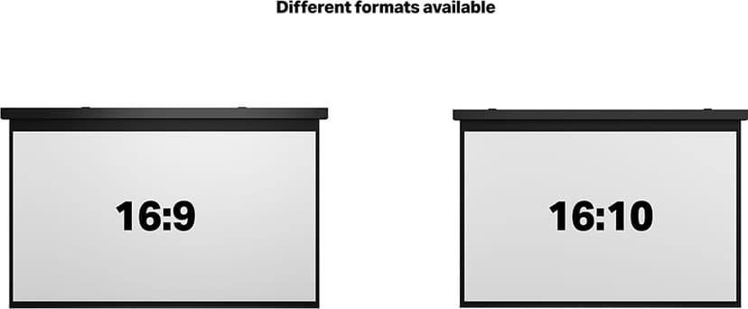 Multibrackets Projection Screen Engine Black Edition 172x97 16:9 77"