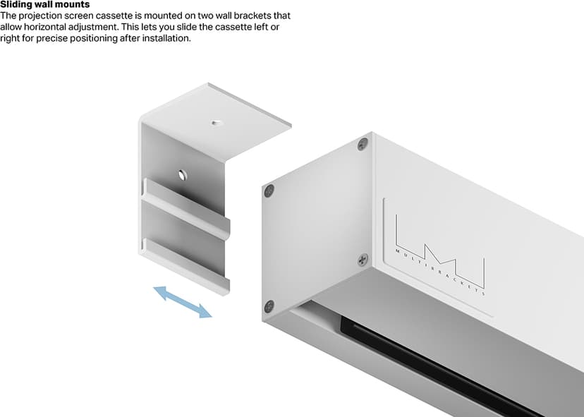 Multibrackets M Motorized Projection Screen Deluxe