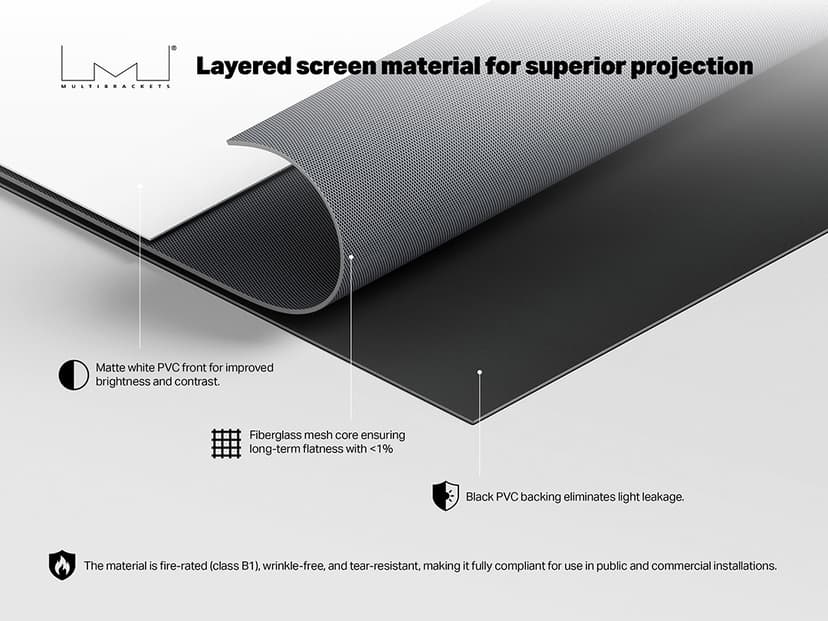 Multibrackets M Motorized Projection Screen Deluxe