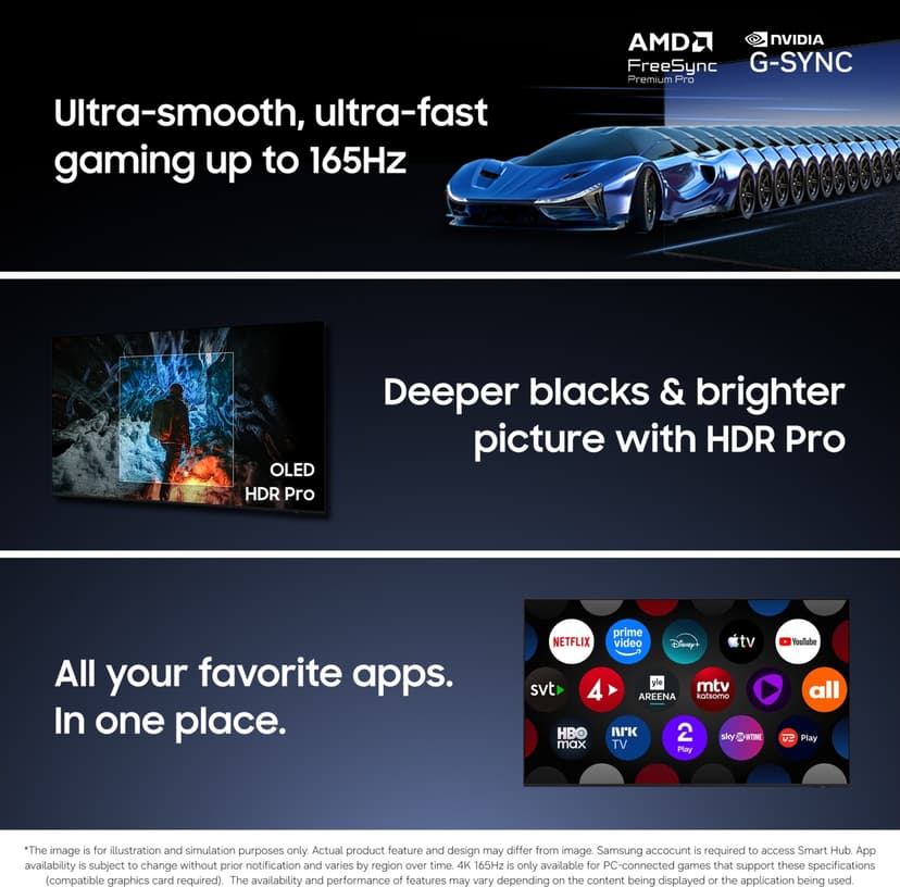 Samsung S95H 55" 4K OLED Smart TV (2026)