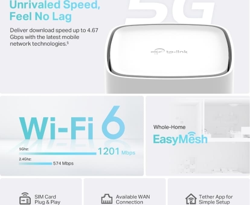 TP-Link Archer NX200 5G WiFi 6 Router