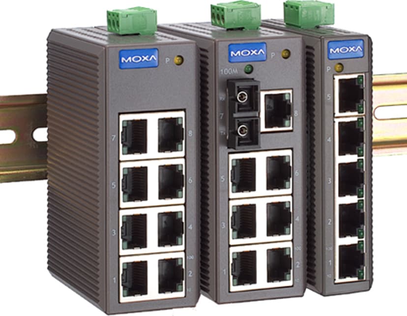 Moxa EtherDevice™ Switch EDS-205 Ohanterad