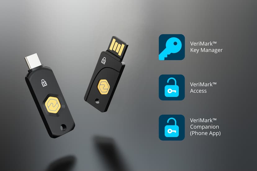 Kensington VeriMark NFC+ USB-C-beveiligingssleutel
