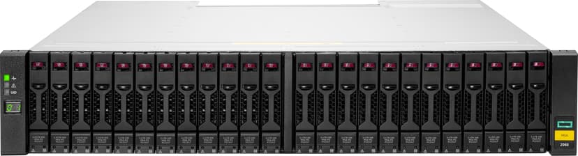 HPE MSA 2060 SFF 2x16 GB FC 4-porttinen array