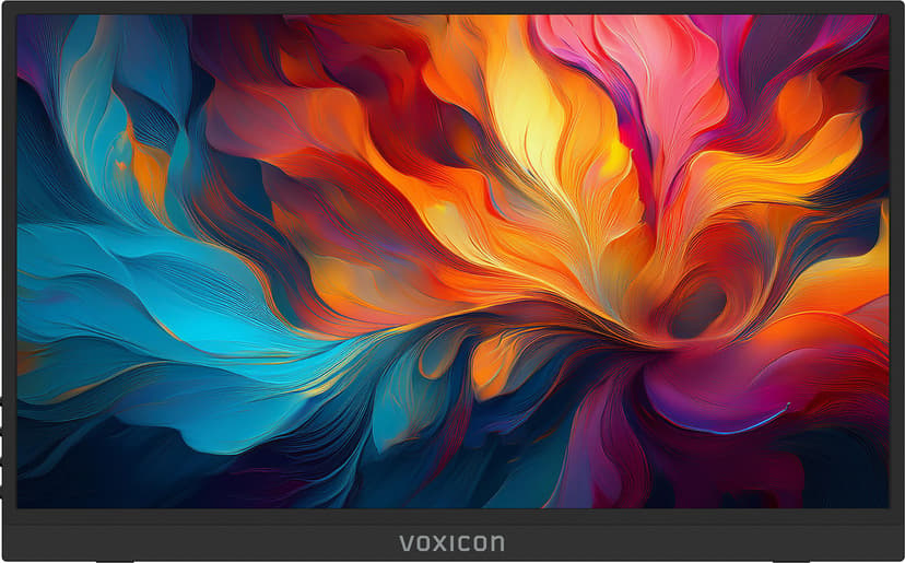 Voxicon Kannettava USB-C Näyttö 15,6” Full HD IPS 15.6" 1920 × 1080pixels IPS 16:9 60Hz