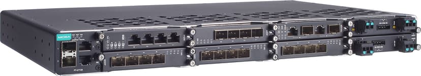 Moxa PT-G7728 netværksswitch Administreret Gigabit Ethernet (10/100/1000) Strøm over Ethernet (PoE) 19U Grå