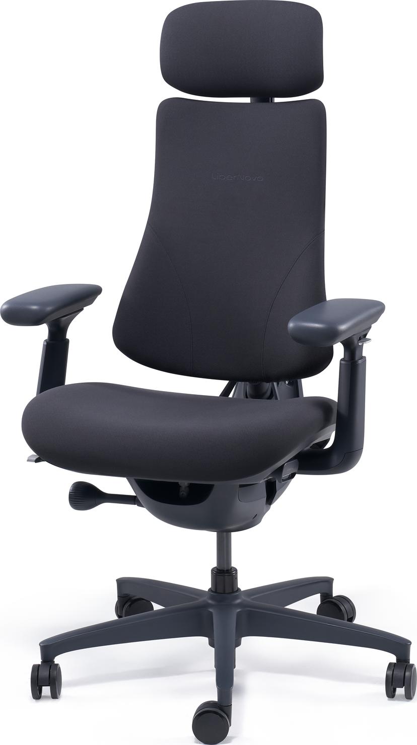 Libernovo Omni ergonomisk stol 48 cm midnats sort