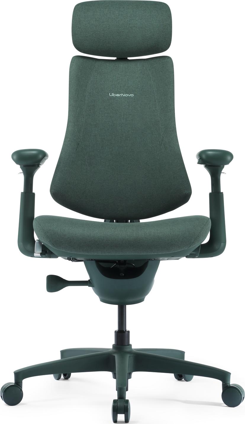 Libernovo Omni ergonomisk stol 48 cm mosgrøn