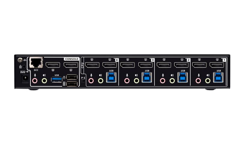 Aten 4-portars Dual Head 8K KVMPT-switch