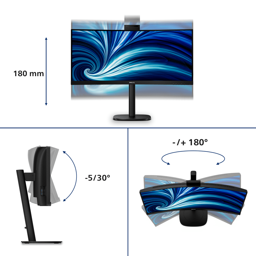 Philips 34B2U3600CH 34" 3440 × 1440pixels VA 21:9 120Hz