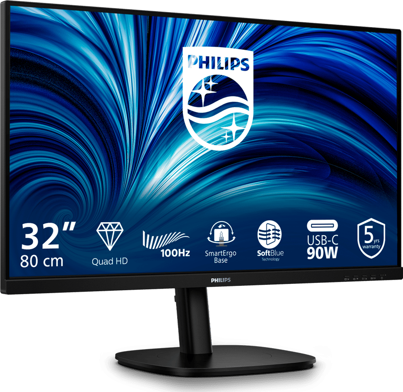 Philips 32B2U3601 31.5" 2560 × 1440pixels IPS 16:9 100Hz