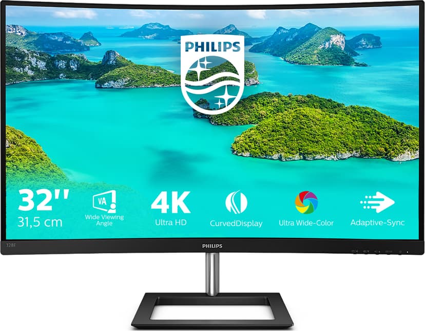 Philips E-Line 328E1CA Curved 31.5, 31.5 inch/80 cm" 3840 × 2160pixels VA 16:9 60Hz
