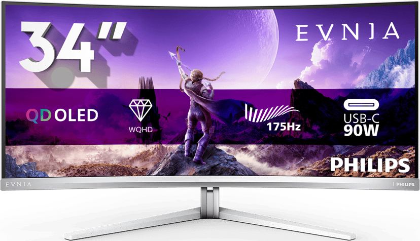 Philips Evnia 8000 34M2C8600 Curved 34, 34 inch/86.36 cm" 3440 × 1440pixels 21:9 100Hz