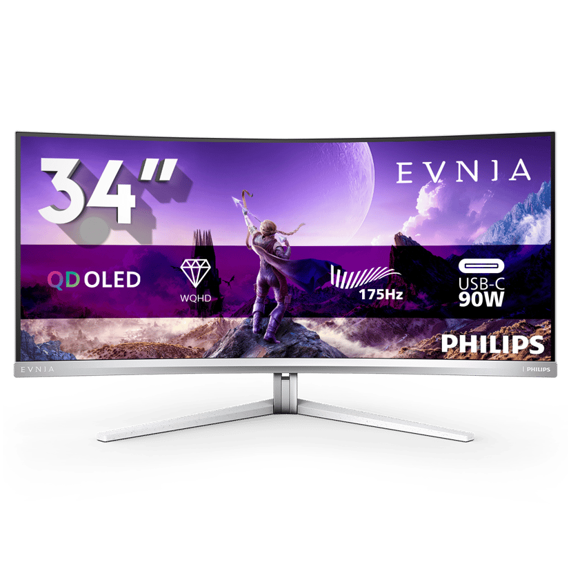 Philips Evnia 8000 34M2C8600 Curved 34" 3440 × 1440pixels 21:9 100Hz