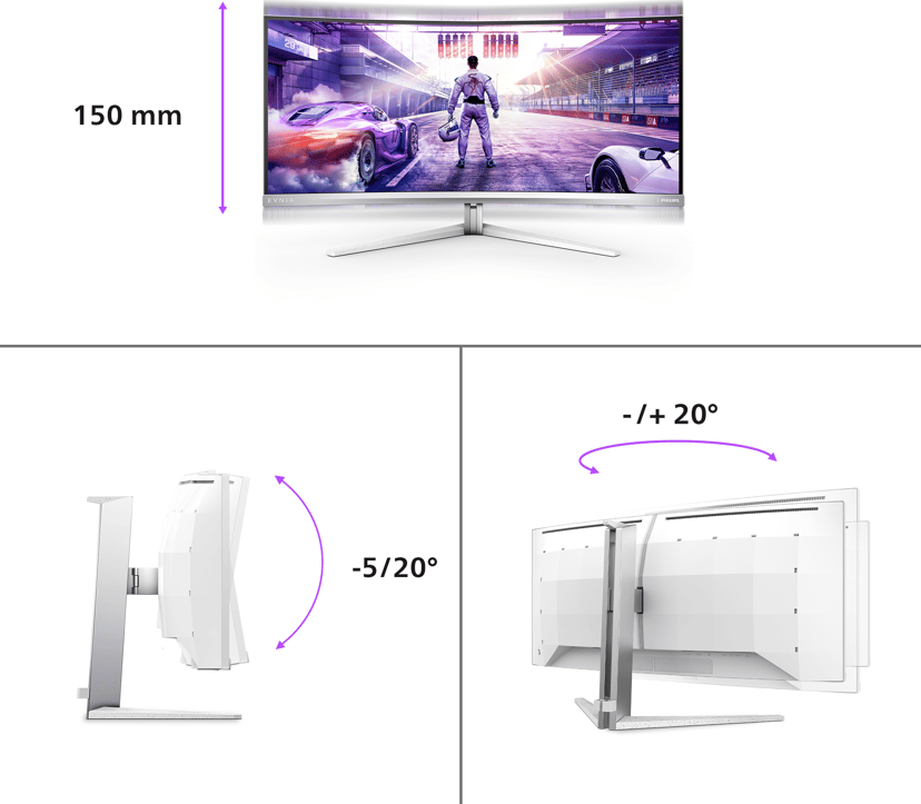 Philips Evnia 8000 34M2C8600 Curved 34" 3440 × 1440pixels 21:9 100Hz