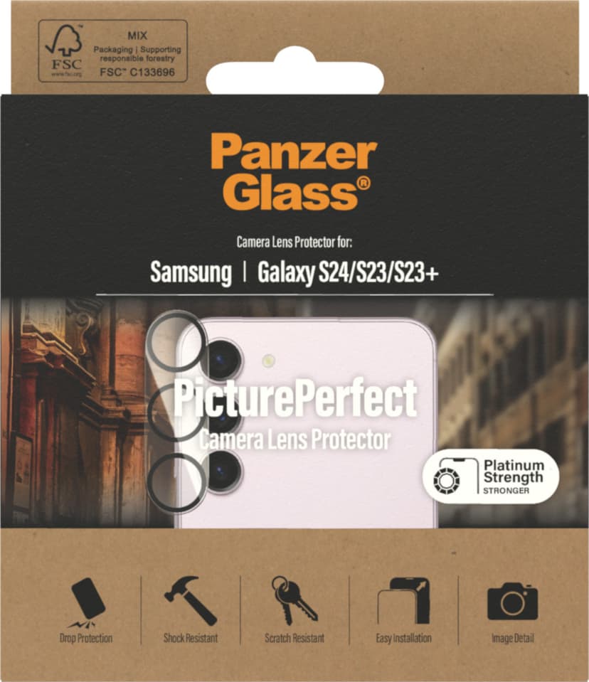 Panzerglass PicturePerfect Camera Lens Protector for Samsung Galaxy S23, Galaxy S23+