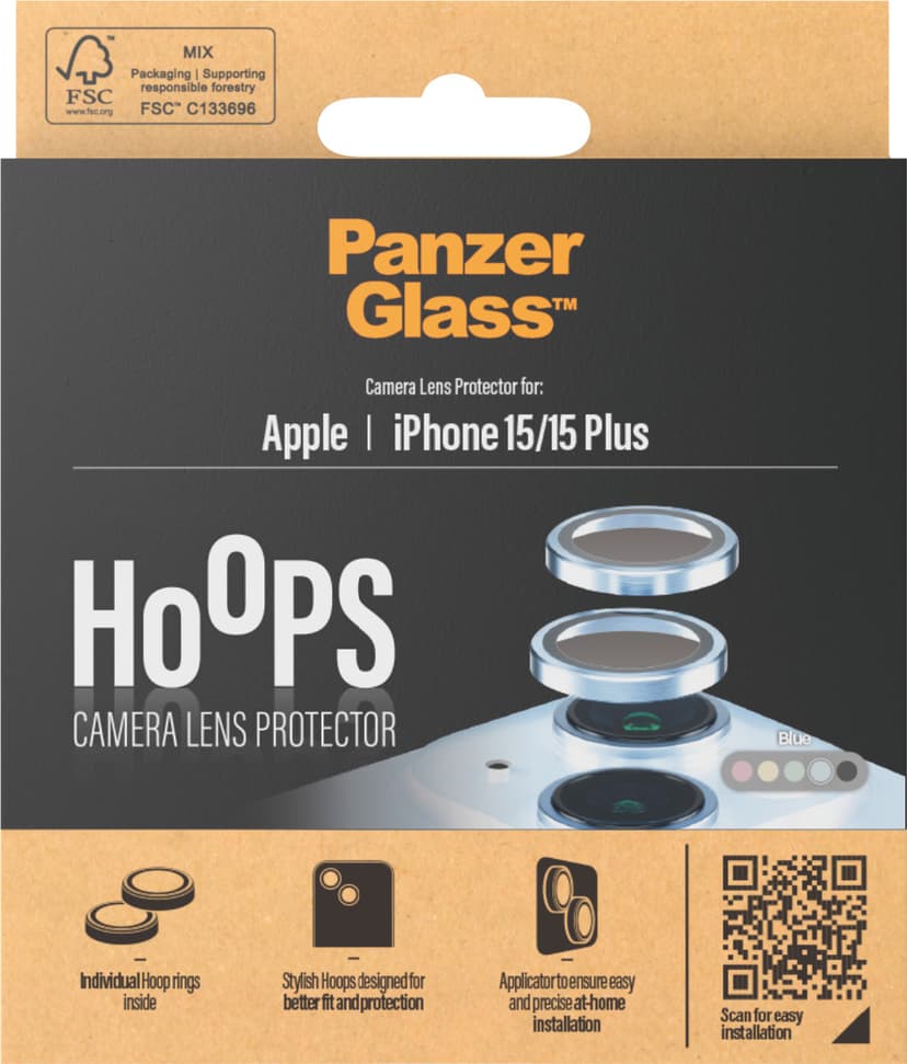 Panzerglass Hoops Lens Protector iPhone 15/15 Plus