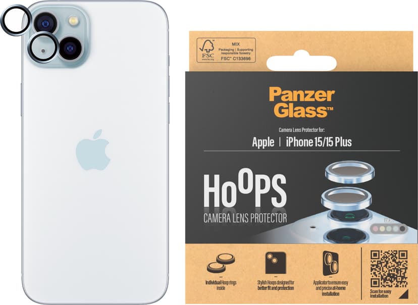 Panzerglass Hoops Lens Protector iPhone 15/15 Plus