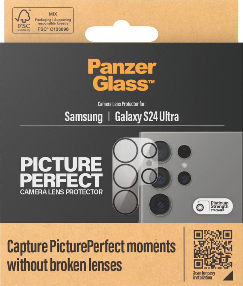 Panzerglass Kameralinsskydd för Samsung Galaxy S24 Ultra