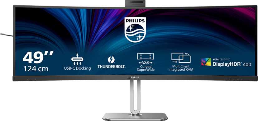 Philips 49B2U6903CH Curved  - (Löytötuote luokka 2) 48.8" 5120 × 1440pixels VA 32:9 100Hz