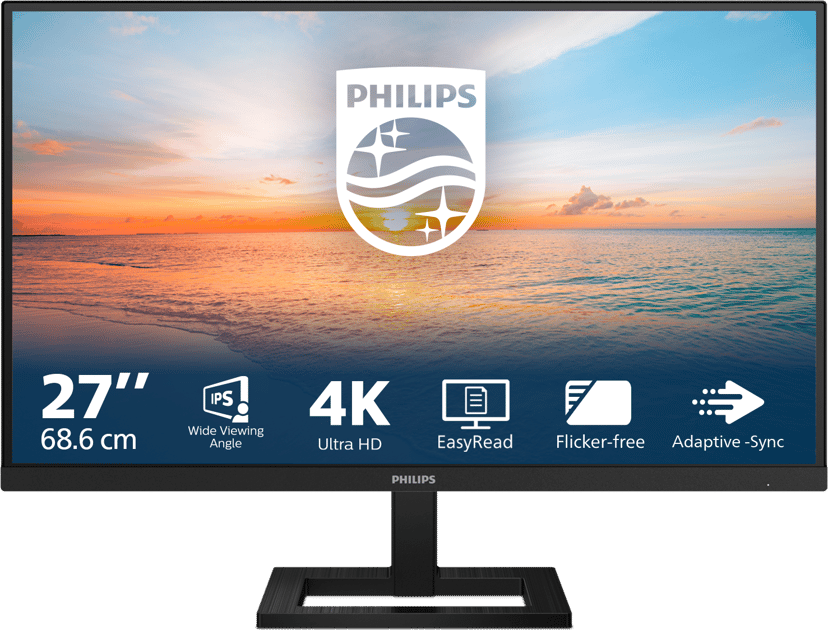 Philips 27E1N1900AE - (Löytötuote luokka 3) 27" 3840 × 2160pixels IPS 16:9 60Hz