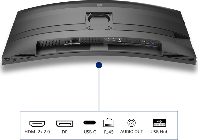 Philips 34B2U5600C Curved - (Löytötuote luokka 2) 34" 3440 × 1440pixels VA 21:9 120Hz