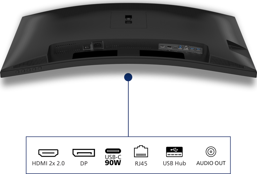 Philips 34B2U3600C Curved - (Kuppvare klasse 3) 34, 34 inch/86.36 cm" 3440 × 1440pixels VA 21:9 120Hz