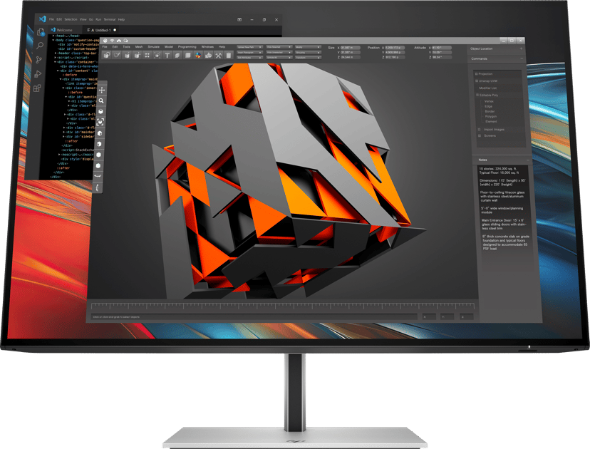 HP Series 7 Pro Serie 7 Pro 24-tommers WUXGA-skjerm – 724pn uten PVC 24" 1920 × 1200pixels IPS 16:10 100Hz