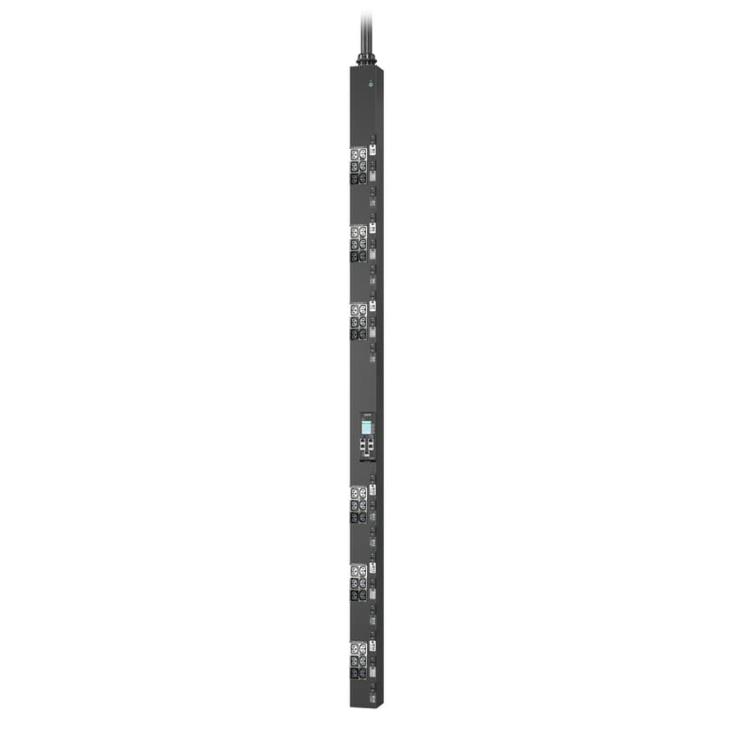 APC NetShelter Rack PDU Advanced Switched Metered, 0U, 3 Phase, 415V, 69.0kVA 100A, 36 Outlets strømdistribusjonsenhet (PDU) 18 AC-utganger Svart