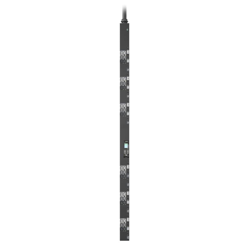 APC NetShelter Rack PDU Advanced Switched Metered, 0U, 3 Phase, 415V, 69.0kVA 100A, 36 Outlets strømdistribusjonsenhet (PDU) 18 AC-utganger Svart