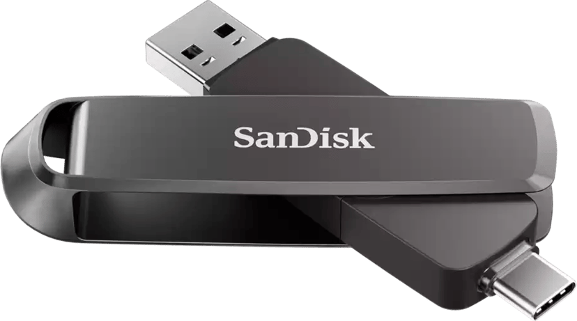 SanDisk Extreme PRO Dual Drive 1000GB USB-A / USB-C Musta