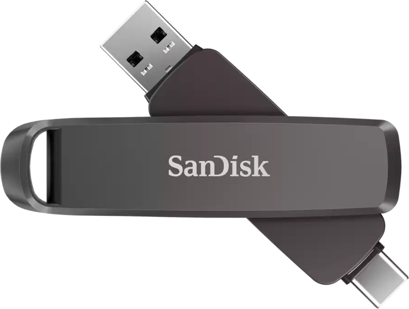 SanDisk Extreme PRO Dual Drive 1000GB USB-A / USB-C Musta