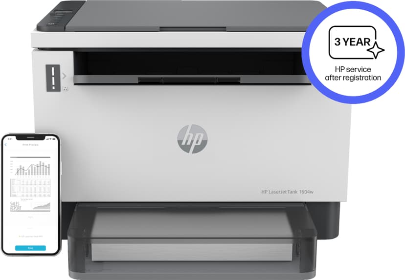 HP LaserJet Tank 1604w A4 MFP