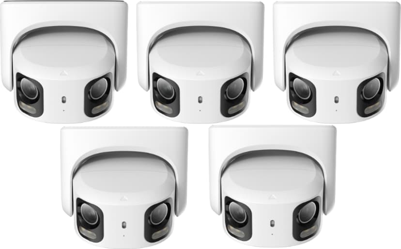 Reolink Pro RP-PCT16MD 16 MP Ultra HD Dual Lens Ai PoE-kamera 5-pack