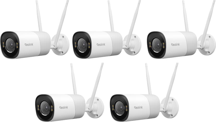 Reolink Pro RP-WCB8MZ 8 MP Ultra HD WiFi Ai-kamera 5-pack