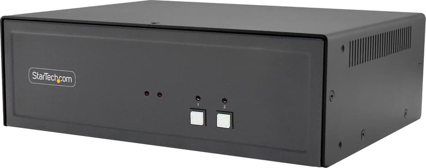 Startech StarTech.com Secure 2-Port KVM Switch, DisplayPort, 4K 30Hz, NIAP 4.0 Gecertificeerde Desktop KVM, Metalen Behuizing, Made in USA